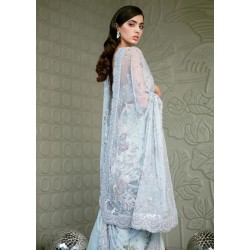Splashed White Crocus Lehenga Choli