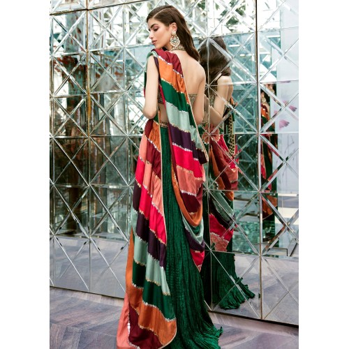 Dark Spring Green Crocus Lehenga Choli