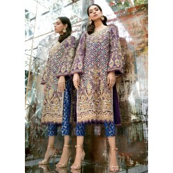 Antique Fuchsia Crocus Party Wear