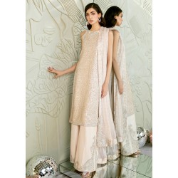 Unbleached Silk Crocus Party Wear