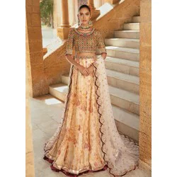 Antique Ruby Crocus Lehenga Choli