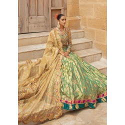 Shiny Shamrock Crocus Lehenga Choli