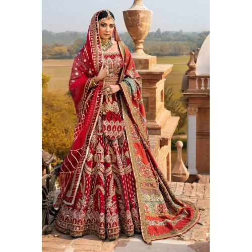 Amaranth Red Monarch Lehenga Choli Amaranth Red Monarch Lehenga Choli