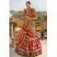 Amaranth Red Monarch Lehenga Choli Amaranth Red Monarch Lehenga Choli