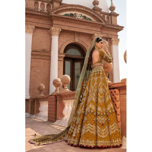 Goldenrod Monarch Lehenga Choli Goldenrod Monarch Lehenga Choli