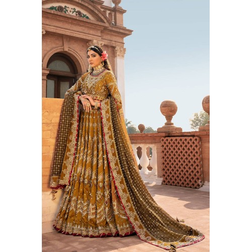 Goldenrod Monarch Lehenga Choli Goldenrod Monarch Lehenga Choli