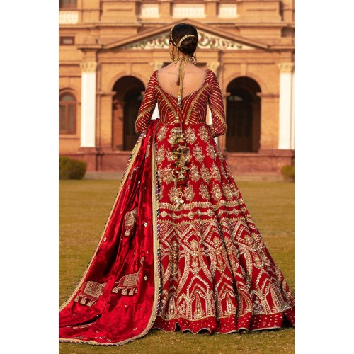 Fire Engine Red Monarch Gown