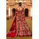 Fire Engine Red Monarch Gown