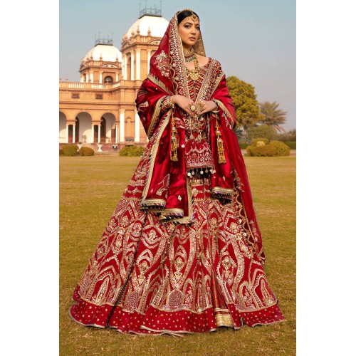 Fire Engine Red Monarch Gown