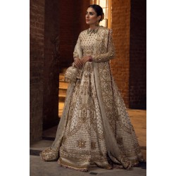 Splashed White Monarch Lehenga Choli