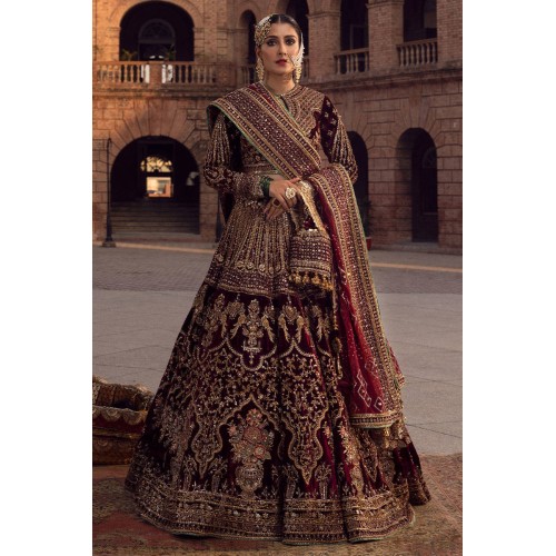 Cornell Red Monarch Lehenga Choli
