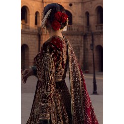 Cornell Red Monarch Lehenga Choli
