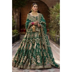 Bottle Green Monarch Gown