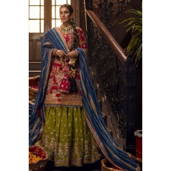Cantaloupe Monarch Lehenga