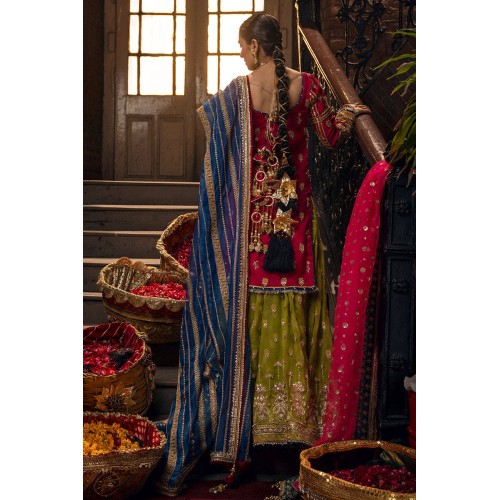 Cantaloupe Monarch Lehenga Cantaloupe Monarch Lehenga
