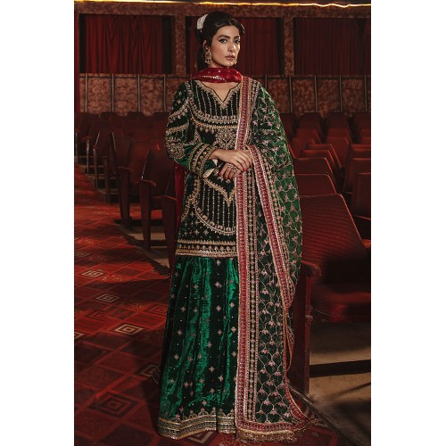 Sea Green Monarch Gharara Sea Green Monarch Gharara