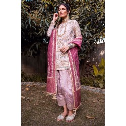 Ivory Pink Monarch Party Wear
