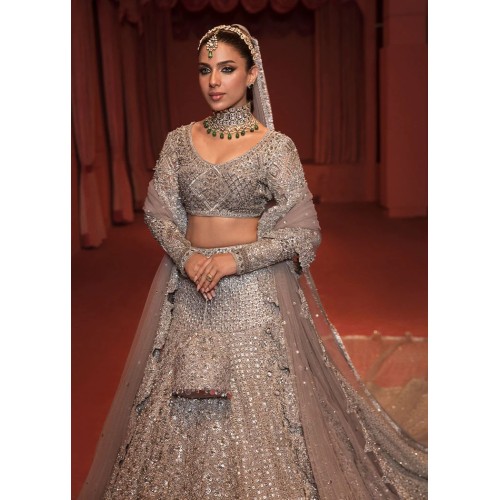 Desert Mauve Marsh Lehenga Choli Desert Mauve Marsh Lehenga Choli
