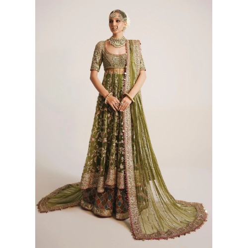 Light Celadon Marsh Pishwas Light Celadon Marsh Pishwas