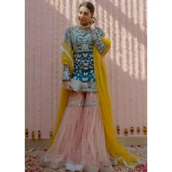 Azure Blue Marsh Gharara