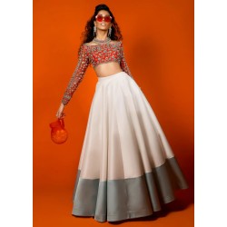 Alizarin Marsh Lehenga Choli