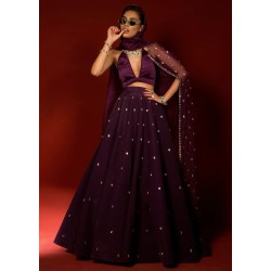 Berry Marsh Lehenga Choli