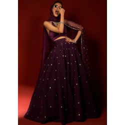 Berry Marsh Lehenga Choli