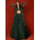 Brunswick Green Marsh Lehenga Choli