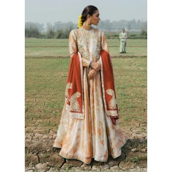 Floral White Marsh Gown