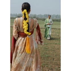 Floral White Marsh Gown