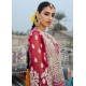 Bright Maroon Marsh Sharara