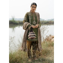 Dark Moss Green Marsh Party Wear