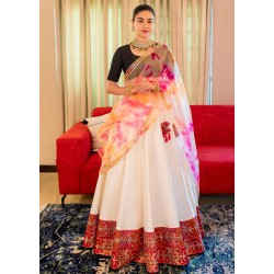 Black and White Marsh Lehenga Choli