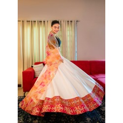 Black and White Marsh Lehenga Choli