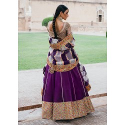 Dark Purple Marsh Lehenga Choli