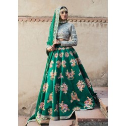 Pale Pink GO Green Marsh Lehenga Choli
