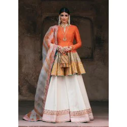 Crayola Orange Marsh Peplum