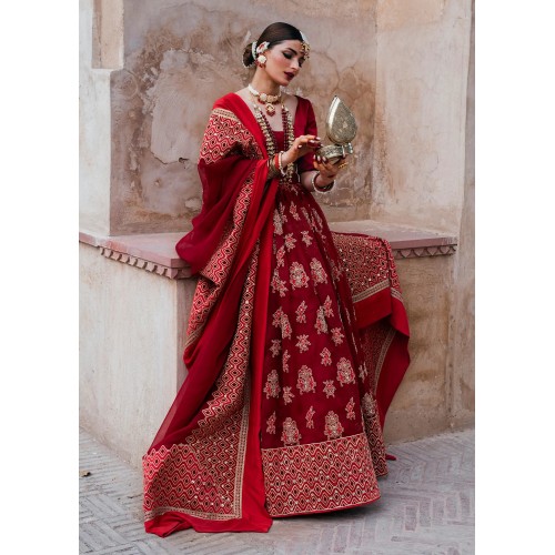 Carmine Marsh Lehenga Choli
