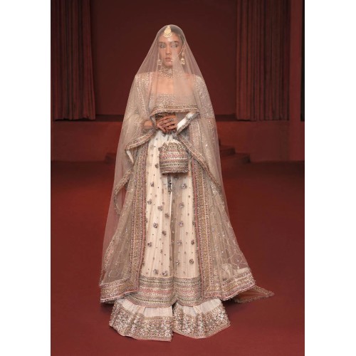 Eggshell Marsh Pishwas with Sharara