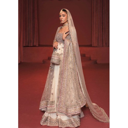 Eggshell Marsh Pishwas with Sharara