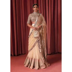 Light Apricot Marsh Lehenga Choli