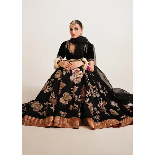 Black Marsh Lehenga and Choli