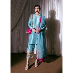 Light Blue Marsh Party Wear