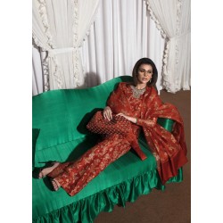 Burnt Orange Marsh Party Wear