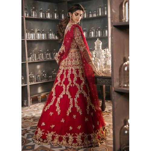 Firebrick Snowflake Lehenga Choli Firebrick Snowflake Lehenga Choli