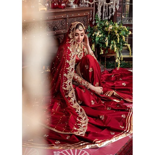 Cornell Red Snowflake Gharara Cornell Red Snowflake Gharara