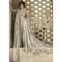 White Smoke Snowflake Gown