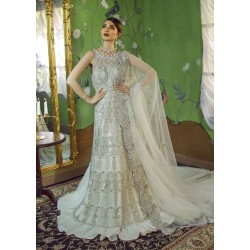Snow Snowflake Mermaid Lehenga