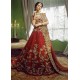 Fire Engine Red Snowflake Lehenga Fire Engine Red Snowflake Lehenga
