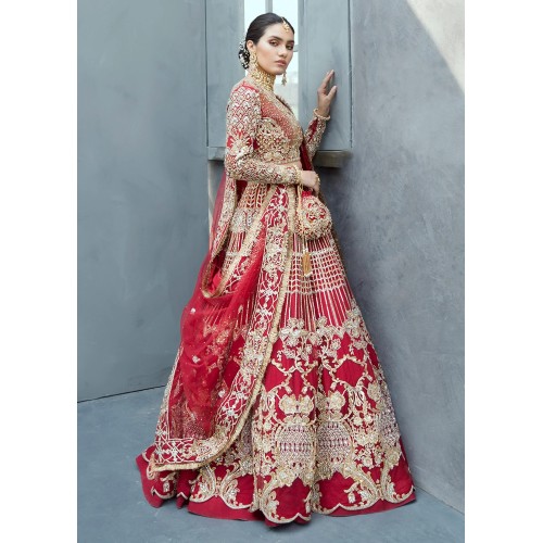 Crimson Glory Snowflake Lehenga Choli Crimson Glory Snowflake Lehenga Choli